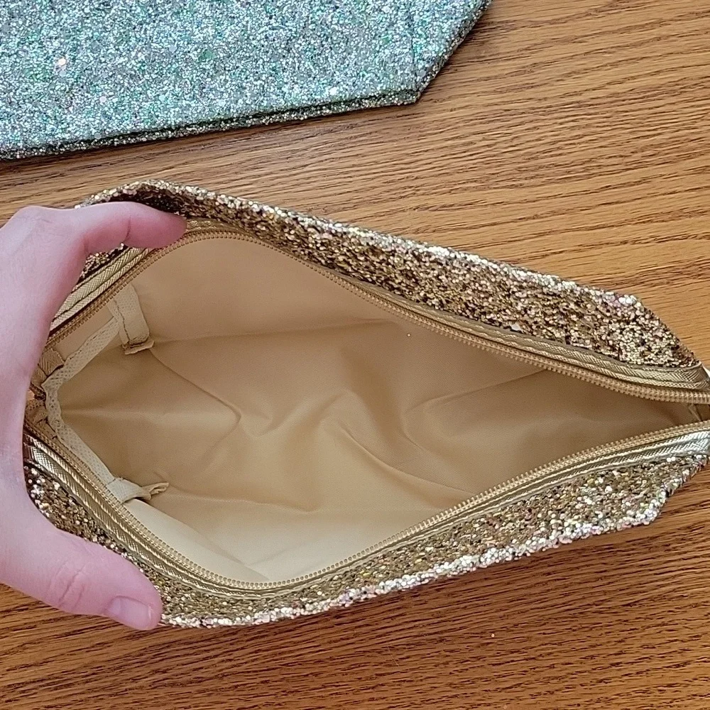 Glitter cosmetic bag - Picture 3 of 8